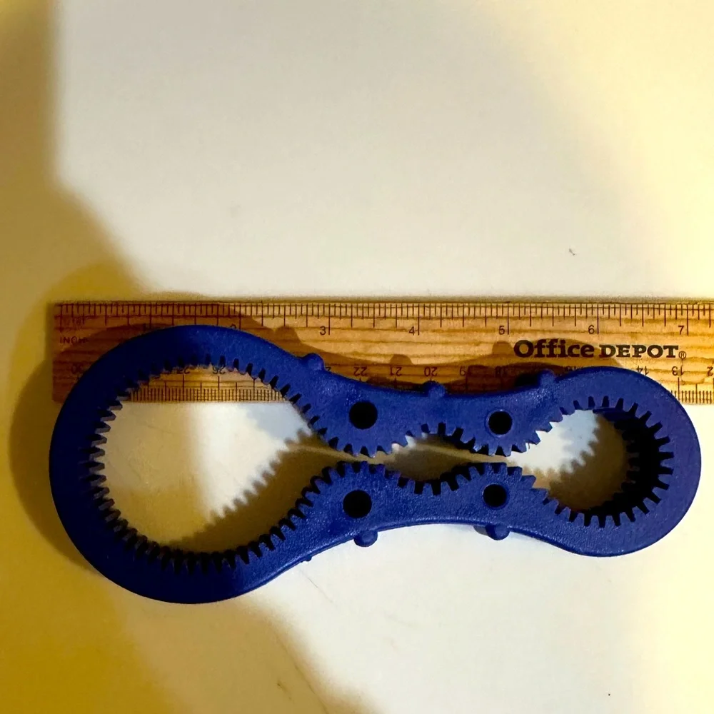 VTG MULTI BOTTLE JAR OPENER CLOSER BLUE TWIST EASE OPEN GRIPPER KITCHEN TOOL 7”